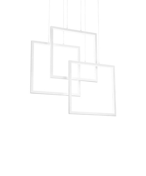 IDEAL-LUX Frame SP quadrato Lampada a sospensione LED 2 colori