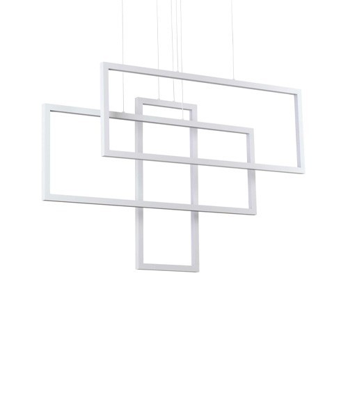 IDEAL-LUX Frame SP rettangolo Lampada a sospensione LED 2 colori