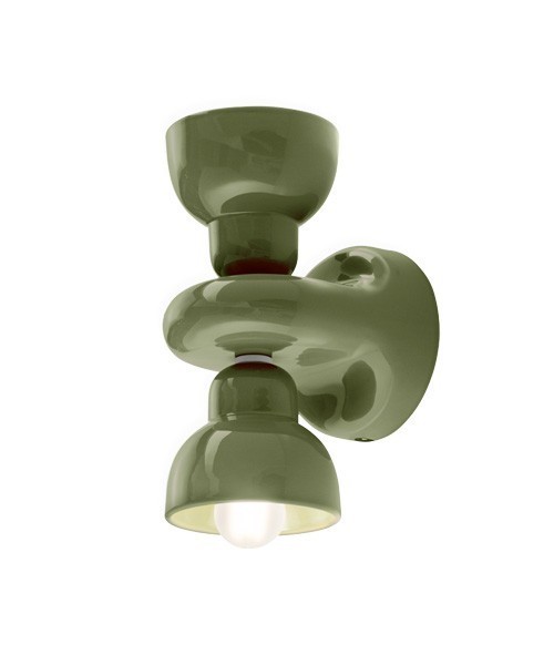 FERROLUCE Berimbau C2601\D Lampada da parete 6 colori