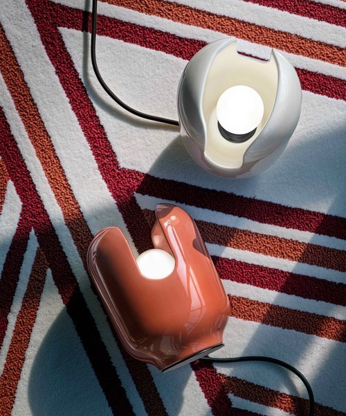 FERROLUCE Batucada C2590\D Lampada da tavolo in Ceramica 6 colori