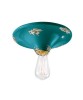 FERROLUCE Vintage C134\R Lampada da soffitto in Ceramica 9 colori