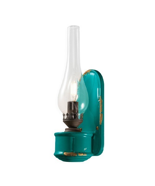 FERROLUCE Vintage C146\R Lampada da parete in Ceramica 6 colori