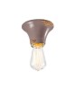 FERROLUCE Vintage C132\R Lampada da soffitto in Ceramica 9 colori