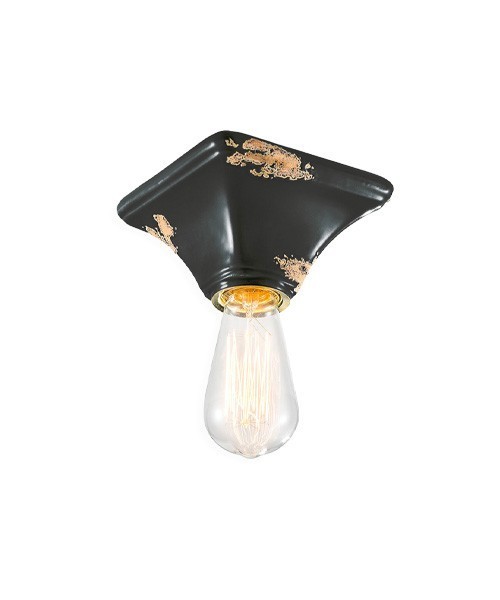 FERROLUCE Vintage C135\R Lampada da soffitto in Ceramica 9 colori