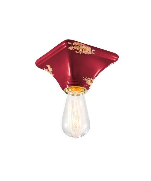 FERROLUCE Vintage C135\R Lampada da soffitto in Ceramica 9 colori