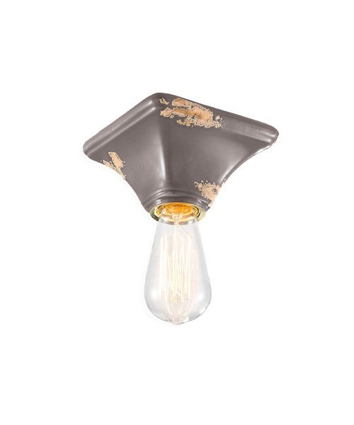 FERROLUCE Vintage C135\R Lampada da soffitto in Ceramica 9 colori