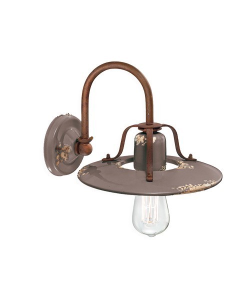 FERROLUCE Country C1440\R Lampada da parete in Ceramica 9 colori