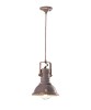 FERROLUCE Industrial C1691\R Lampada a sospensione in Ceramica 9 colori