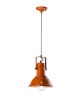 FERROLUCE Industrial C1691\R Lampada a sospensione in Ceramica 9 colori