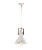 FERROLUCE Industrial C1691\R Lampada a sospensione in Ceramica 9 colori