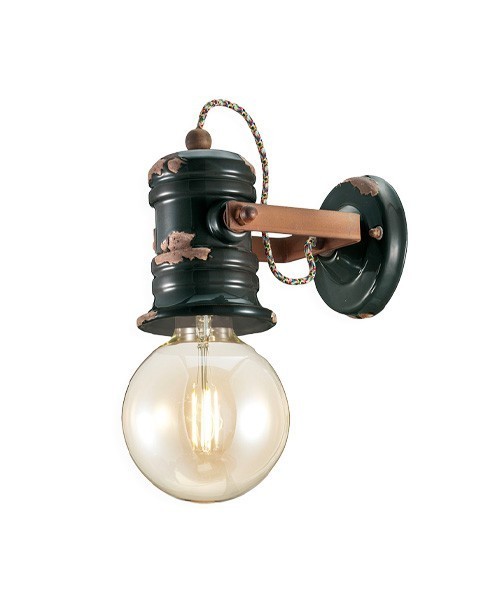 FERROLUCE Urban C1843\R Lampada da parete in Ceramica 7 colori