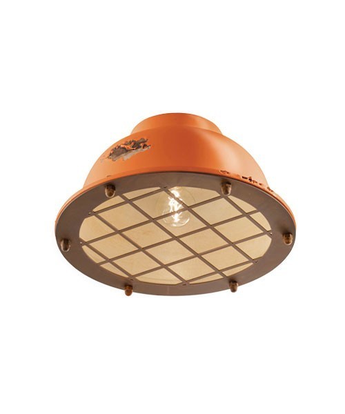 FERROLUCE Industrial C1760\R Lampada da soffitto in Ceramica 7 colori