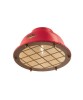 FERROLUCE Industrial C1760\R Lampada da soffitto in Ceramica 7 colori