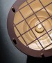 FERROLUCE Industrial C1760\R Lampada da soffitto in Ceramica 7 colori