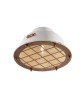 FERROLUCE Industrial C1760\R Lampada da soffitto in Ceramica 7 colori