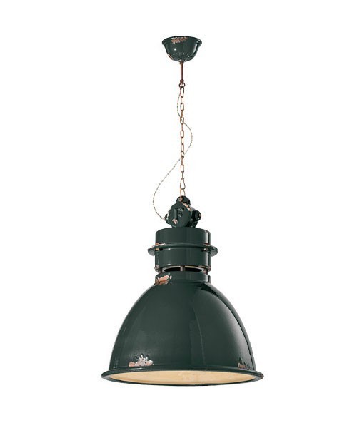 FERROLUCE Industrial C1750\R Lampada a sospensione in Ceramica 7 colori