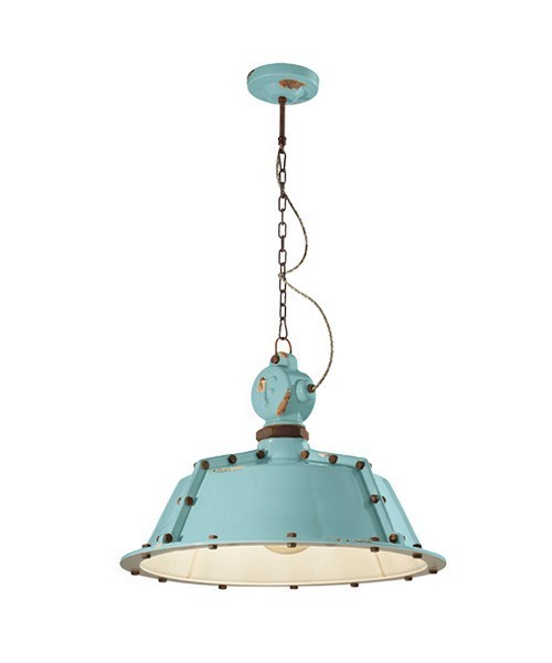 FERROLUCE Industrial C1720\R Lampada a sospensione in Ceramica 6 colori
