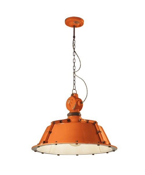 FERROLUCE Industrial C1720\R Lampada a sospensione in Ceramica 6 colori