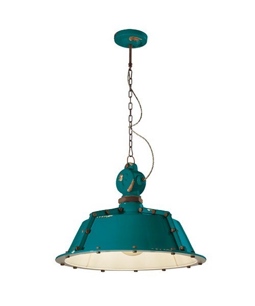 FERROLUCE Industrial C1720\R Lampada a sospensione in Ceramica 6 colori