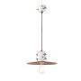 FERROLUCE Industrial C1522\R Lampada a sospensione in Ceramica 7 colori