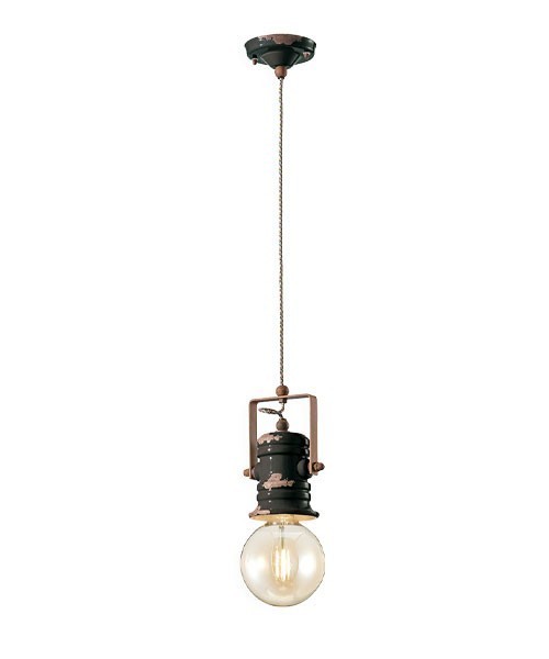 FERROLUCE Urban C1840\R Lampada a sospensione in Ceramica 9 colori