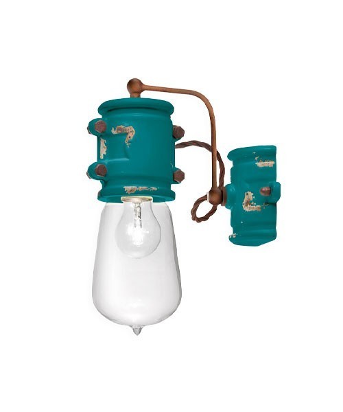 FERROLUCE Urban C1523\R Lampada da parete in Ceramica 7 colori