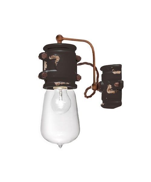 FERROLUCE Urban C1523\R Lampada da parete in Ceramica 7 colori