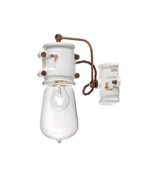 FERROLUCE Urban C1523\R Lampada da parete in Ceramica 7 colori