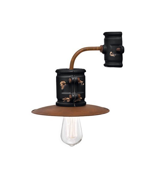 FERROLUCE Urban C1524\R Lampada da parete in Ceramica 7 colori