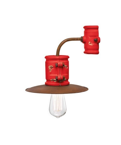 FERROLUCE Urban C1524\R Lampada da parete in Ceramica 7 colori