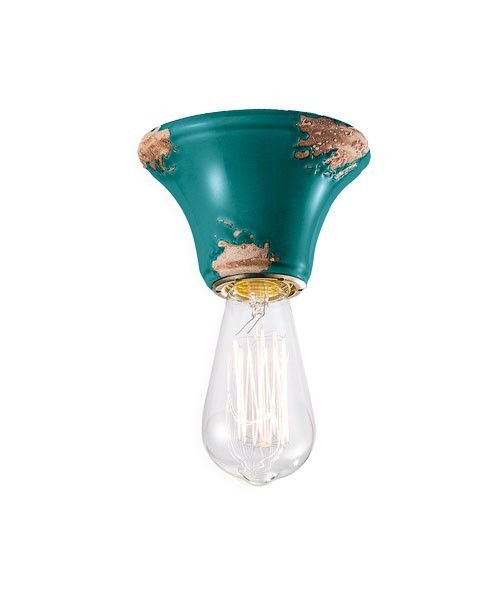 FERROLUCE Vintage C133\R Lampada da soffitto in Ceramica 9 colori