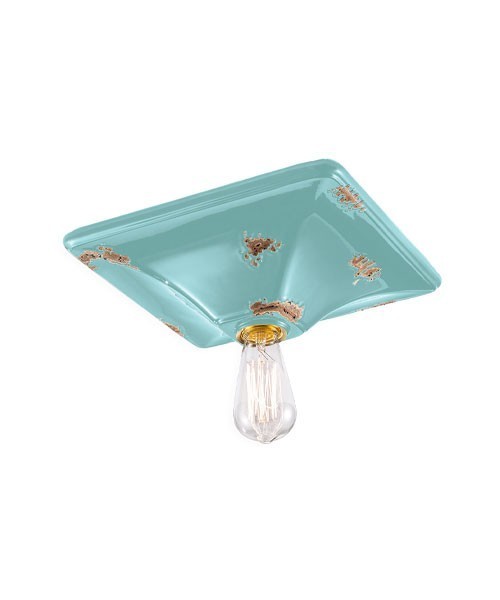 FERROLUCE Vintage C136\R Lampada da soffitto in Ceramica 7 colori