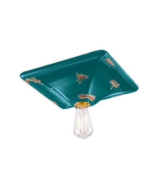 FERROLUCE Vintage C136\R Lampada da soffitto in Ceramica 7 colori