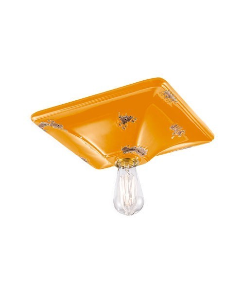 FERROLUCE Vintage C136\R Lampada da soffitto in Ceramica 7 colori