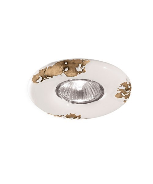 FERROLUCE Vintage C481\R Faretto da incasso in Ceramica 9 colori