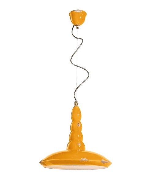 FERROLUCE Vintage C1410\R Lampada a sospensione in Ceramica 7 colori