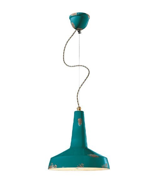 FERROLUCE Vintage C1417\R Lampada a sospensione in Ceramica 6 colori