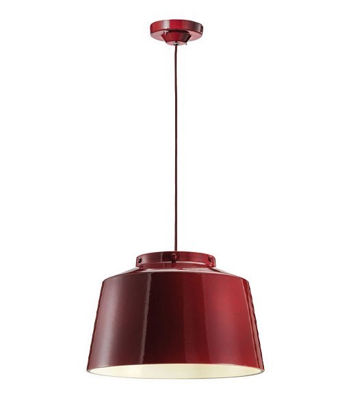 FERROLUCE 50's C2001\R Lampada a sospensione in Ceramica 2 colori