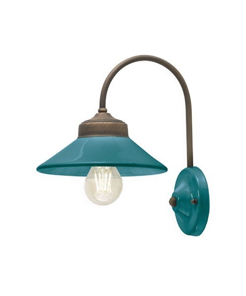 FERROLUCE Colors C1630\R Lampada da parete in Ceramica 5 colori