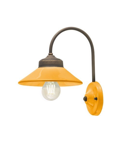 FERROLUCE Colors C1630\R Lampada da parete in Ceramica 5 colori