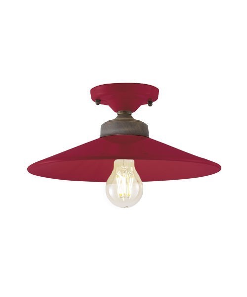 FERROLUCE Colors C1633\R Lampada da soffitto in Ceramica 5 colori