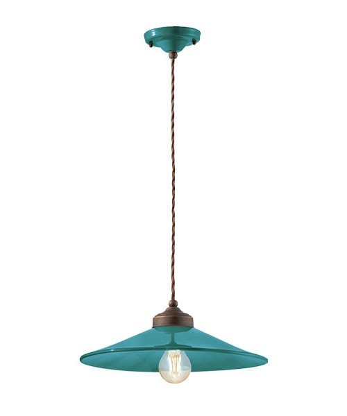 FERROLUCE Colors C1631\R Lampada a sospensione in Ceramica 5 colori