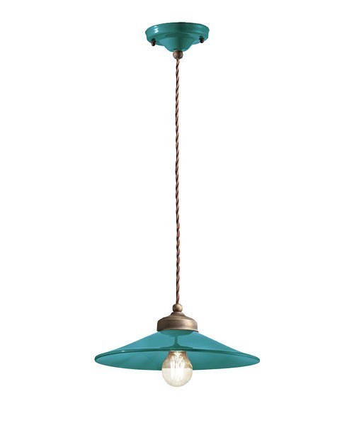 FERROLUCE Colors C1635\R Lampada a sospensione in Ceramica 5 colori