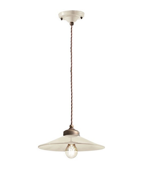 FERROLUCE Colors C1635\R Ceramic pendant lamp in 5 colours