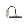 FERROLUCE B&W C001\R Lampada da parete in Ceramica e ferro