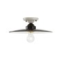 FERROLUCE B&W C1614\R Lampada da soffitto in Ceramica e ferro