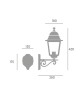 SOVIL Old 318 Outdoor Wall Lamp