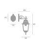SOVIL Old 988 Outdoor Wall Lamp