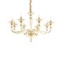 IDEAL-LUX Danieli SP8 Lampada a sospensione in vetro ambra