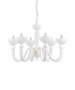 IDEAL-LUX Bon bon SP6 Lampada a sospensione bianco